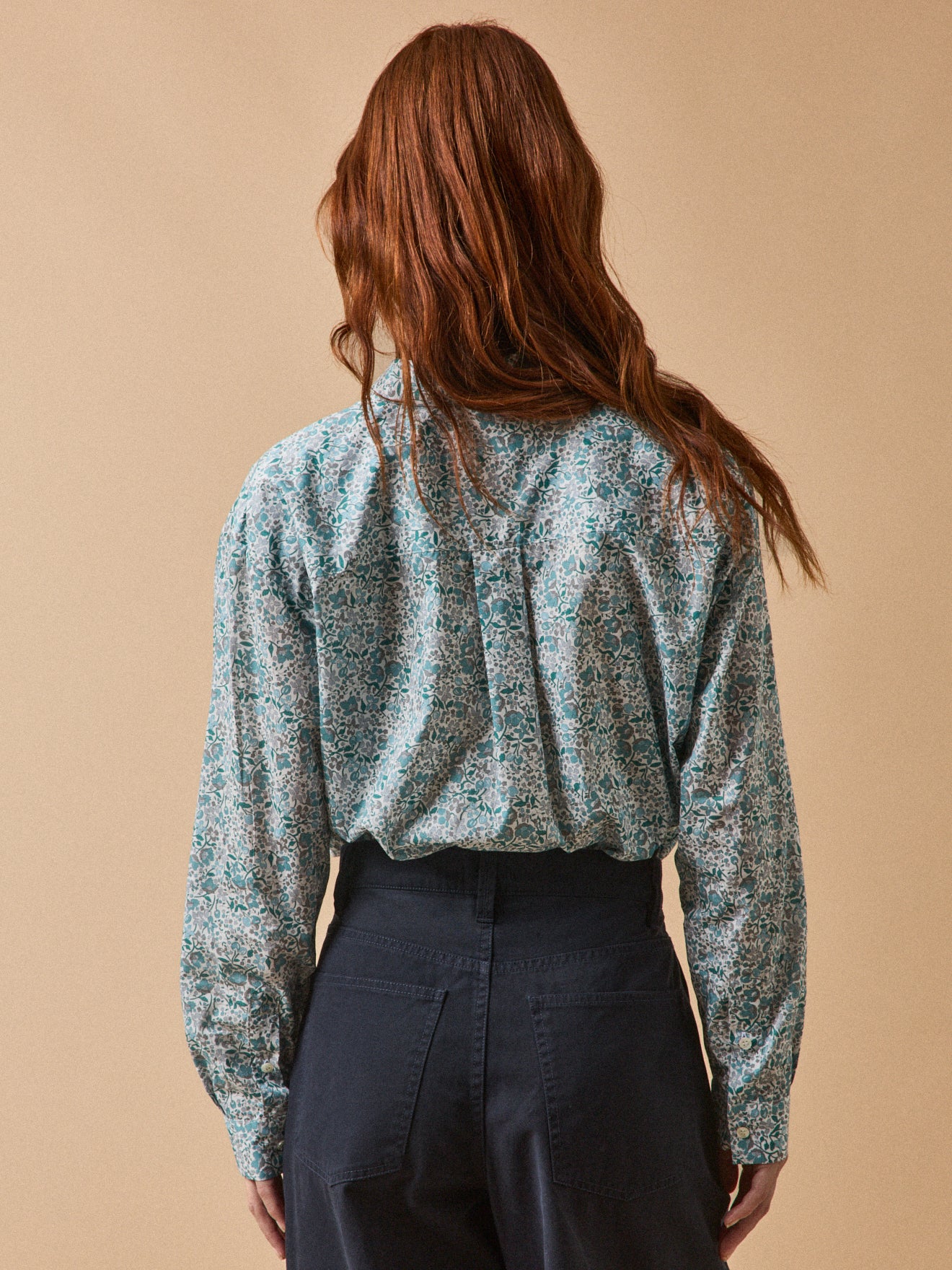 Damen-Hemdkleid aus Liberty-Stoff - Limited Collection