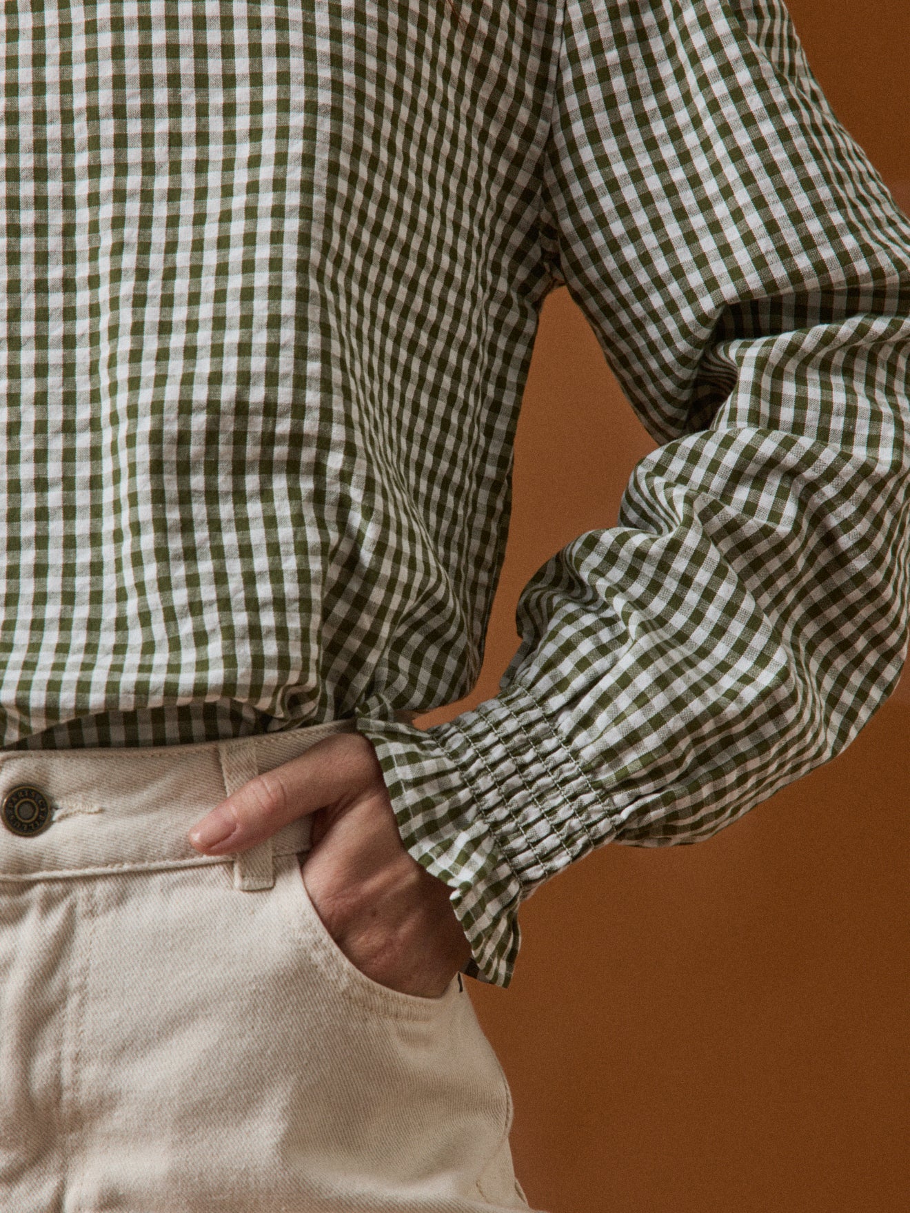Damenbluse mit Vichy-Karos - Kollektion von Cyrillus X Apaches