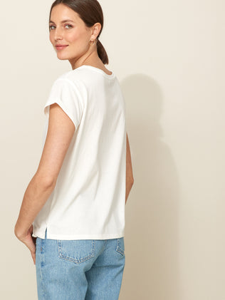 Damen T-Shirt aus Liberty-Stoff - Bio-Baumwolle