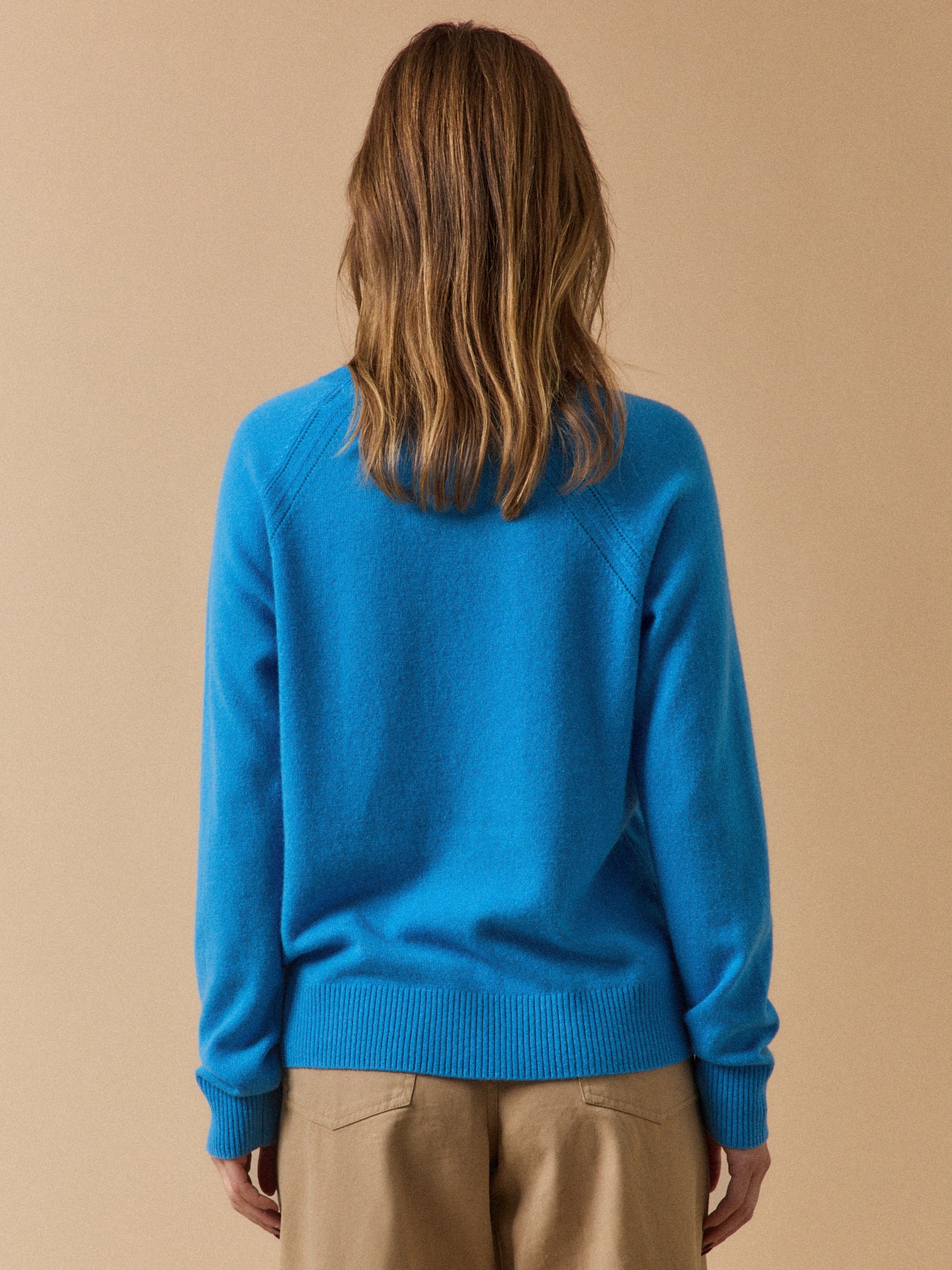 Damenpullover mit rundem Halsausschnitt - Cashemere-Kollektion