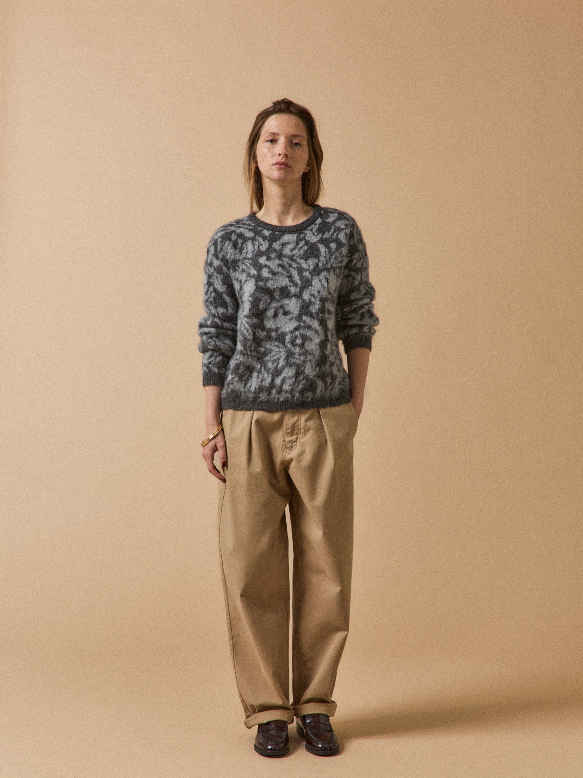 Damenpullover mit Jacquard Luna