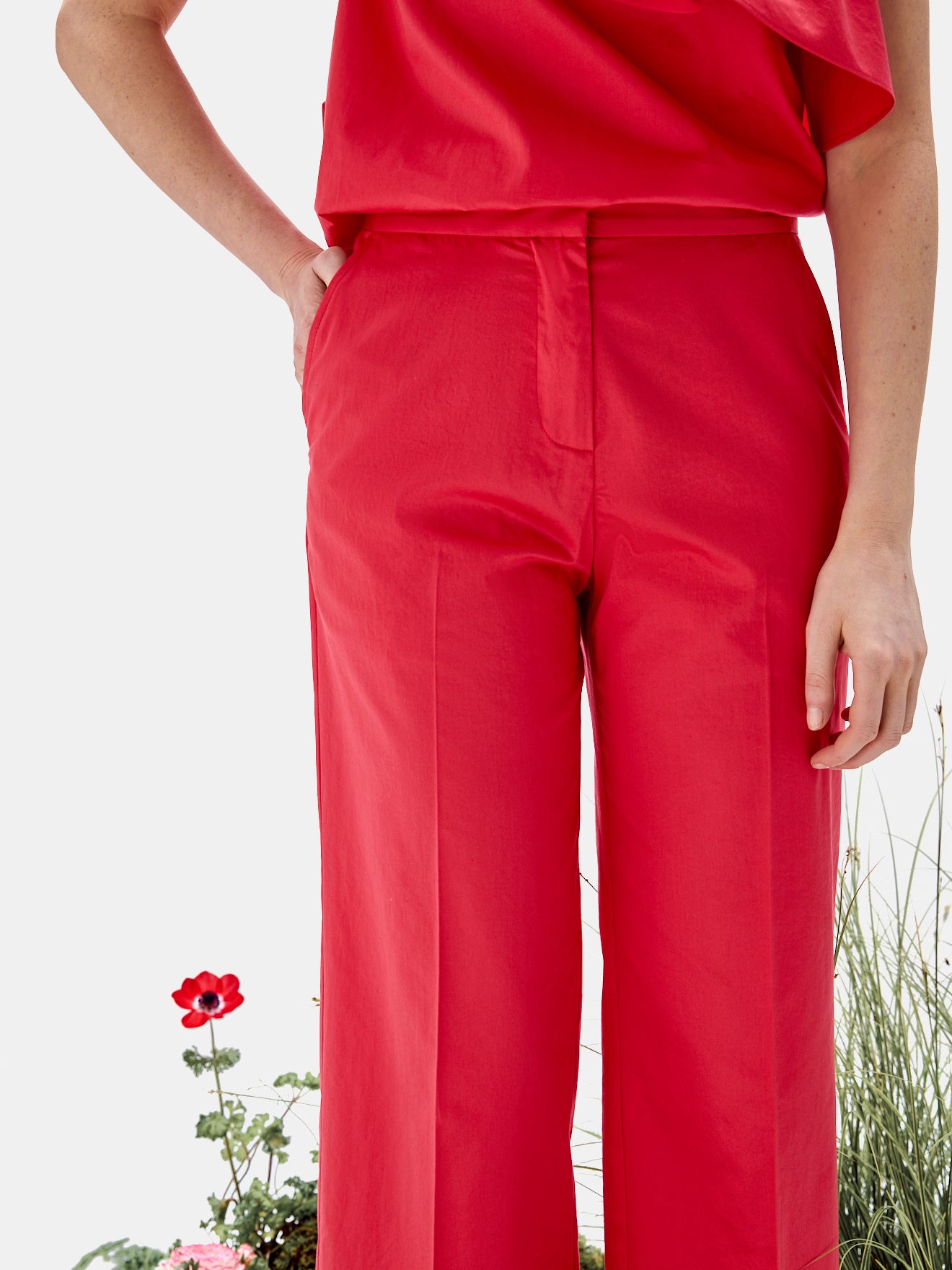 Damenhose mit weitem Bein - Kollektion von Deyrolle x Cyrillus