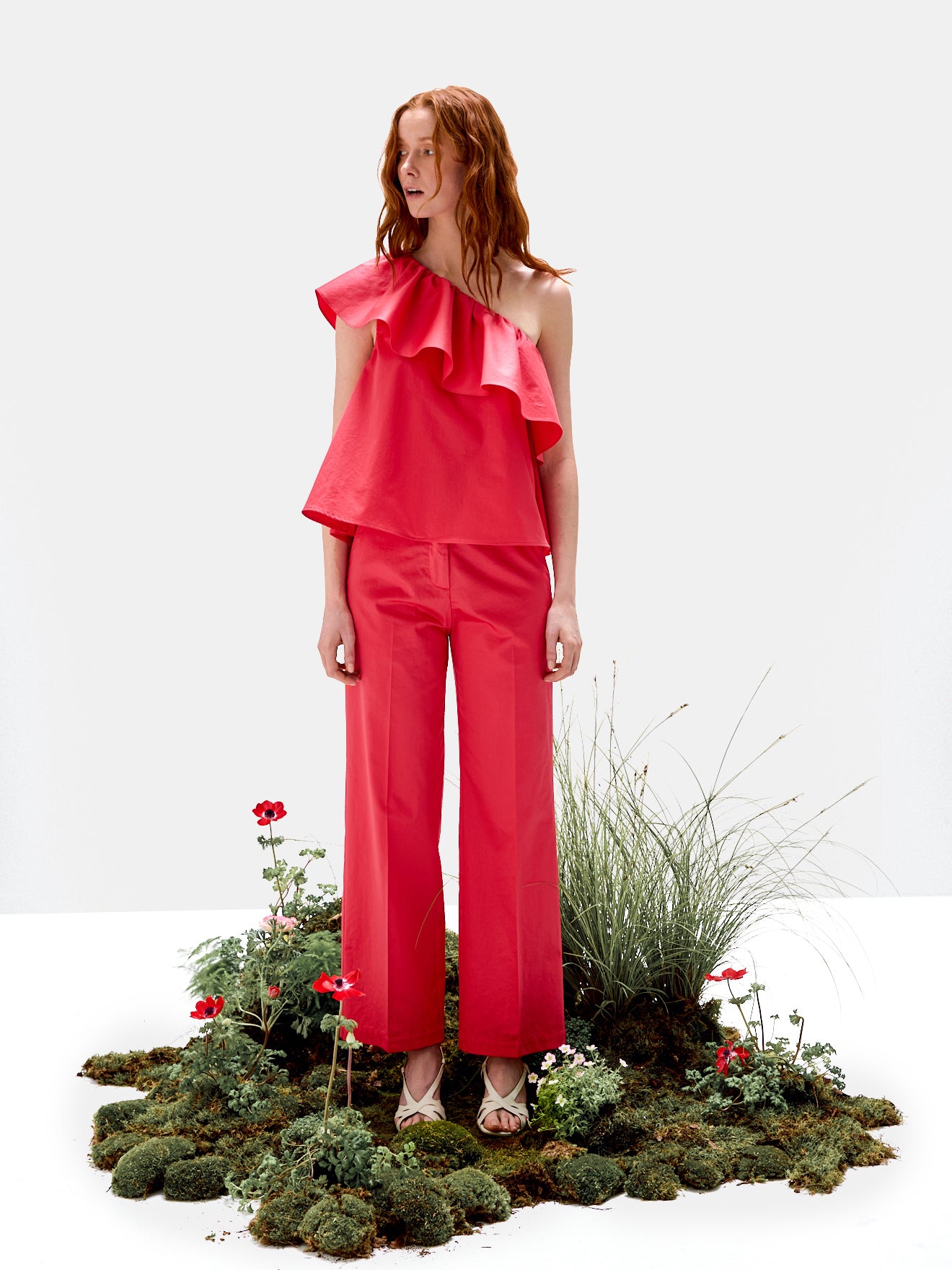 Damenhose mit weitem Bein - Kollektion von Deyrolle x Cyrillus