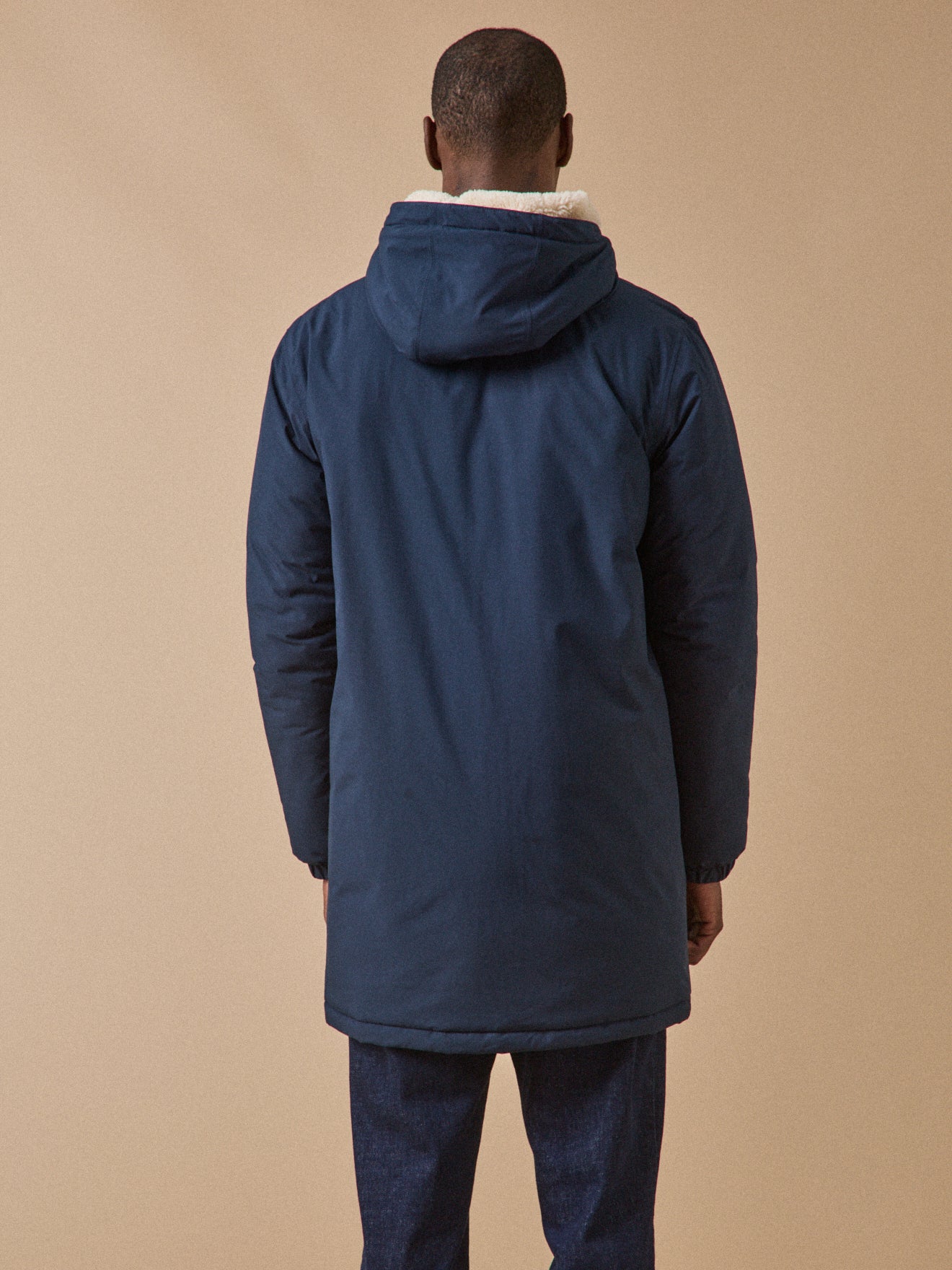 Langer Herren-Parka, wasserfest