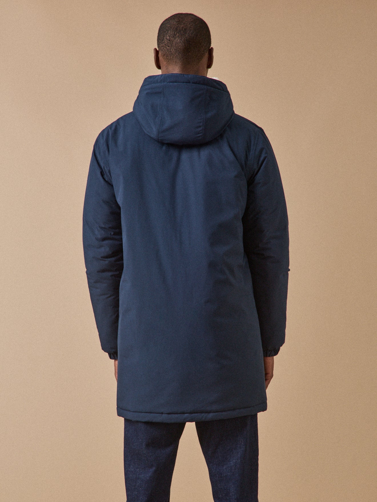 Langer Herren-Parka, wasserfest