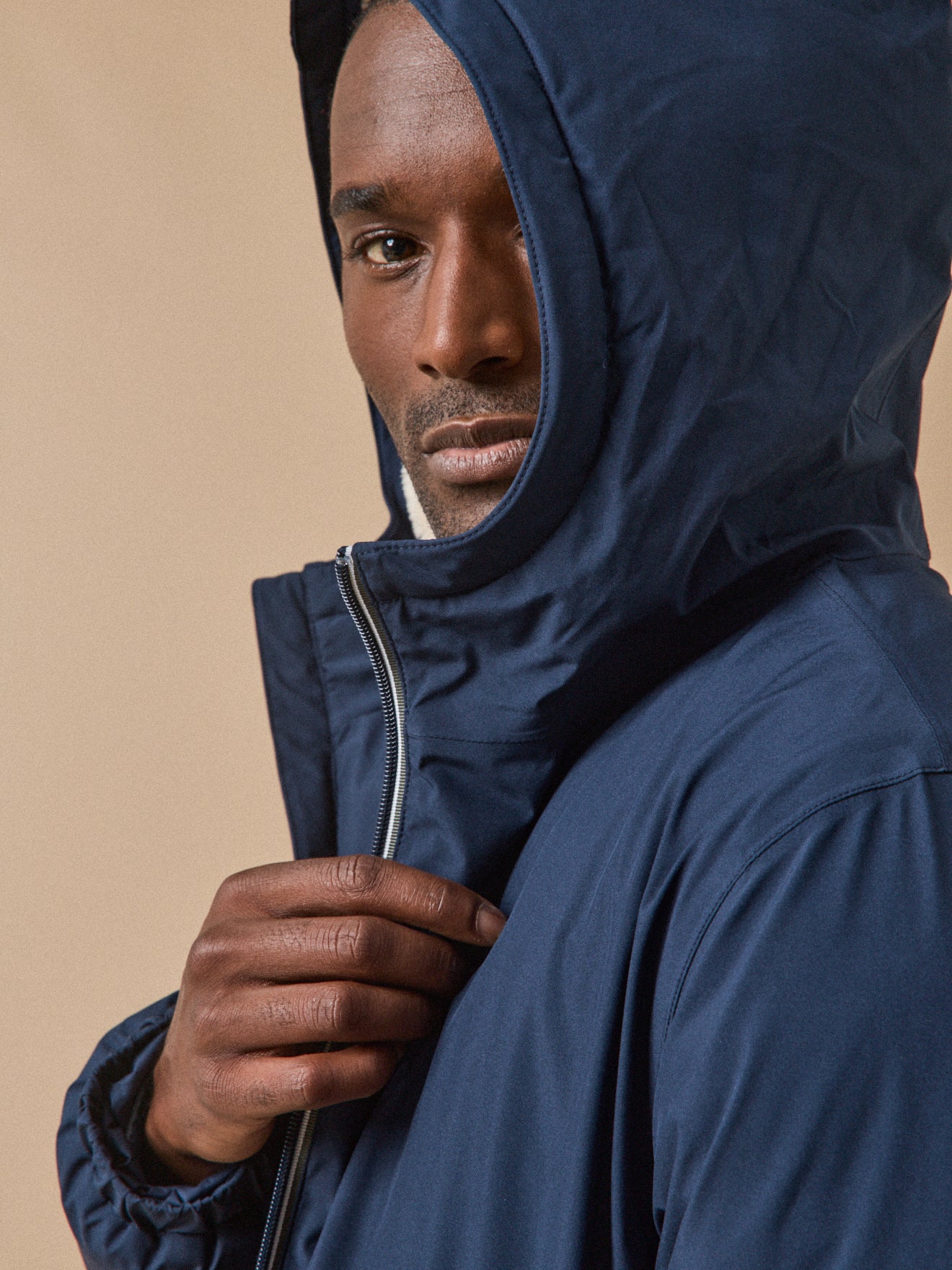 Langer Herren-Parka, wasserfest