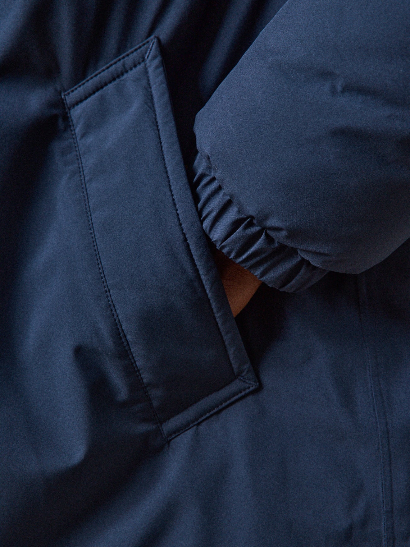 Langer Herren-Parka, wasserfest