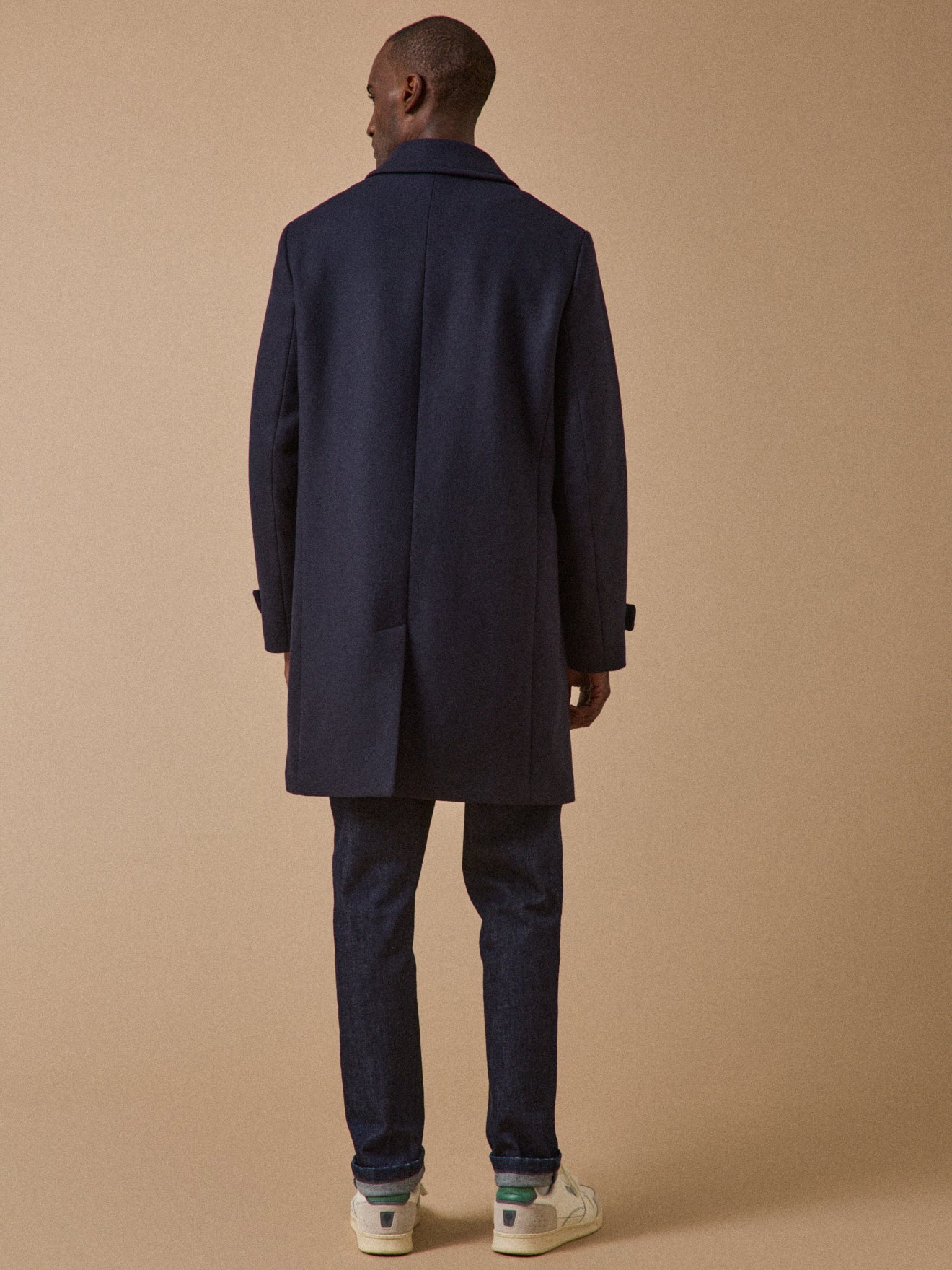 Herrenmantel aus Wollmischung