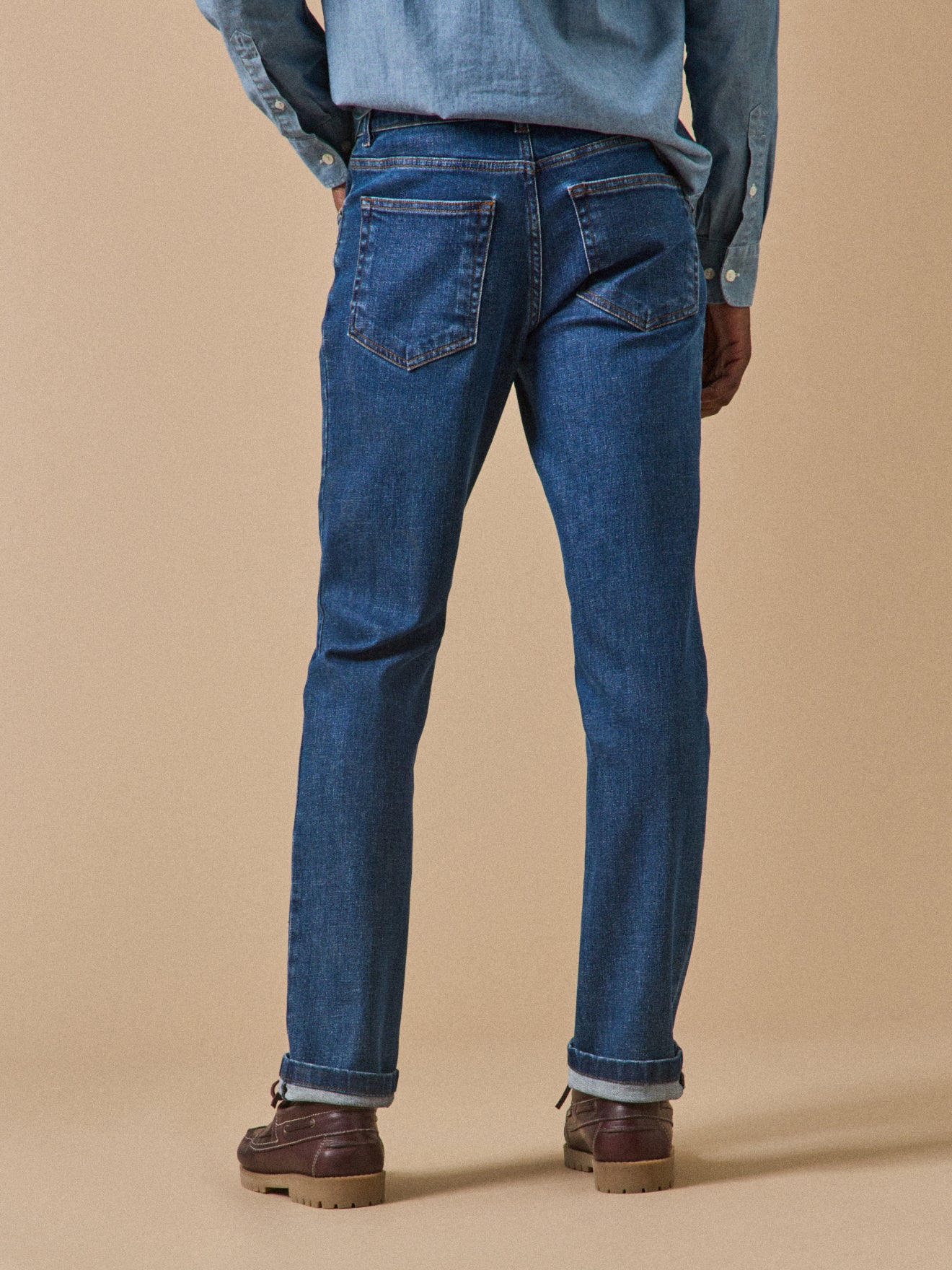 Regular Herren-Jeans aus Bio-Baumwolle