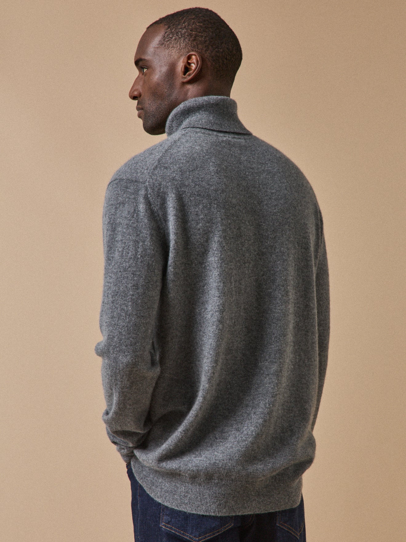 Herrenpullover mit Rollkragen - Cashmere-Kollektion
