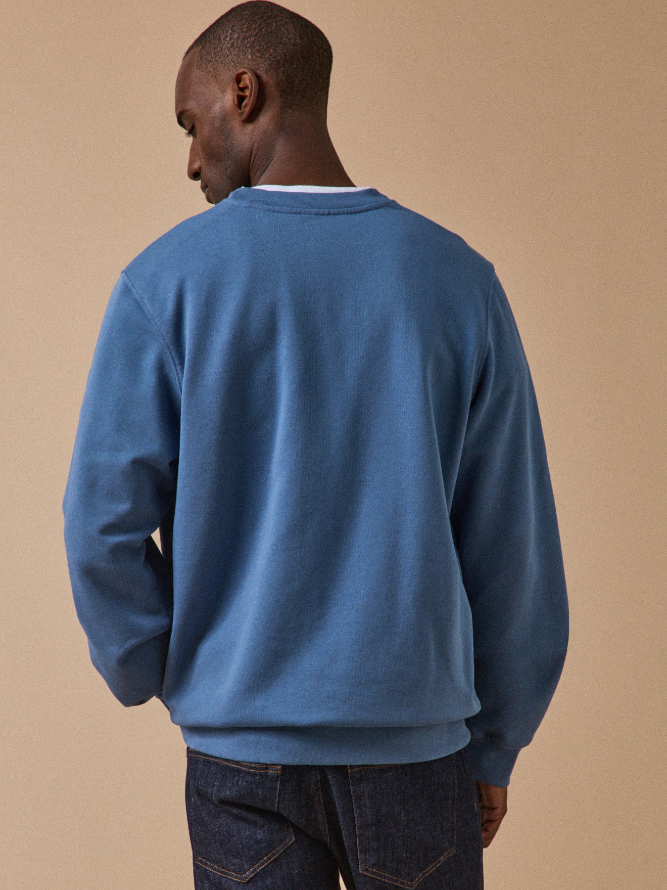 Herren-Sweatshirt aus Molton aus Bio-Baumwolle