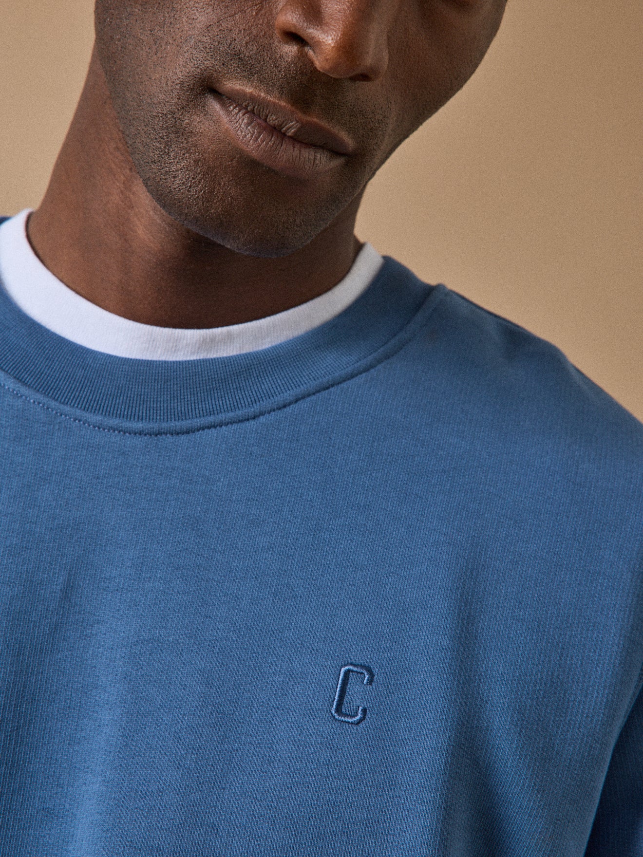 Herren-Sweatshirt aus Molton aus Bio-Baumwolle
