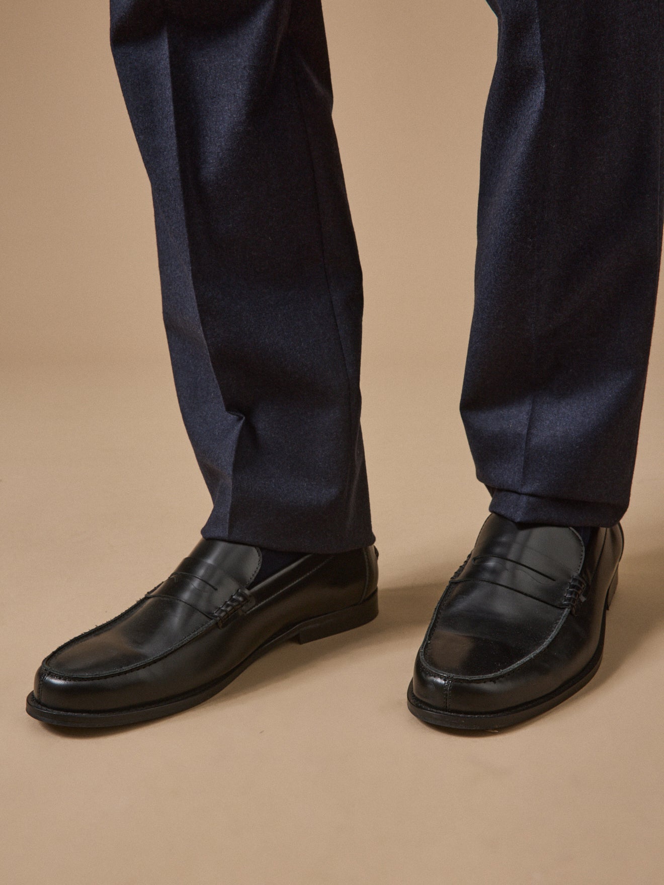 Herrenslipper aus Leder