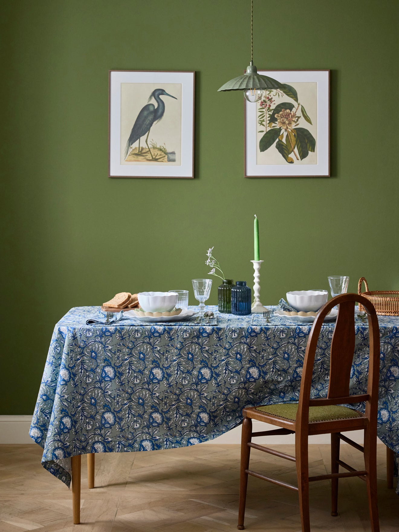 Geblümte Tischdecke aus Baumwolle - Belém-Print