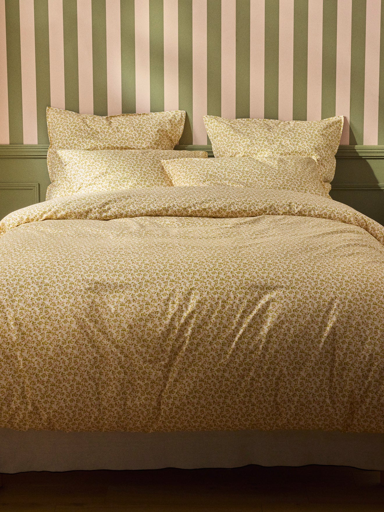 Kopfkissenbezugs aus Baumwoll-Percale "Albertine"
