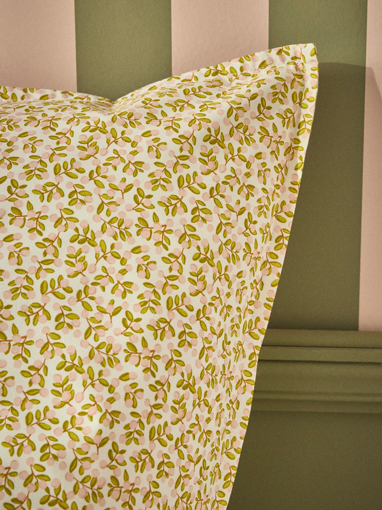 Kopfkissenbezugs aus Baumwoll-Percale "Albertine"