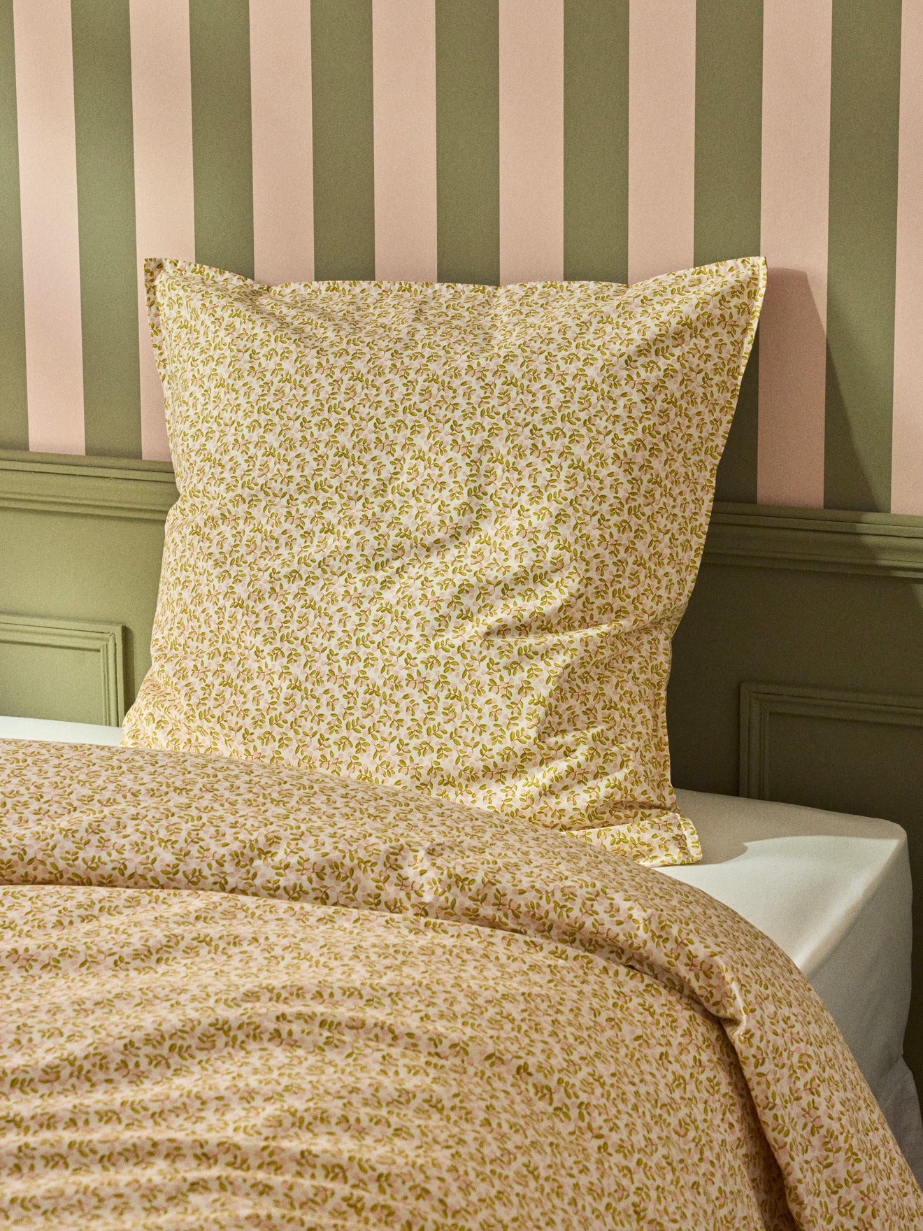 Kopfkissenbezugs aus Baumwoll-Percale "Albertine"