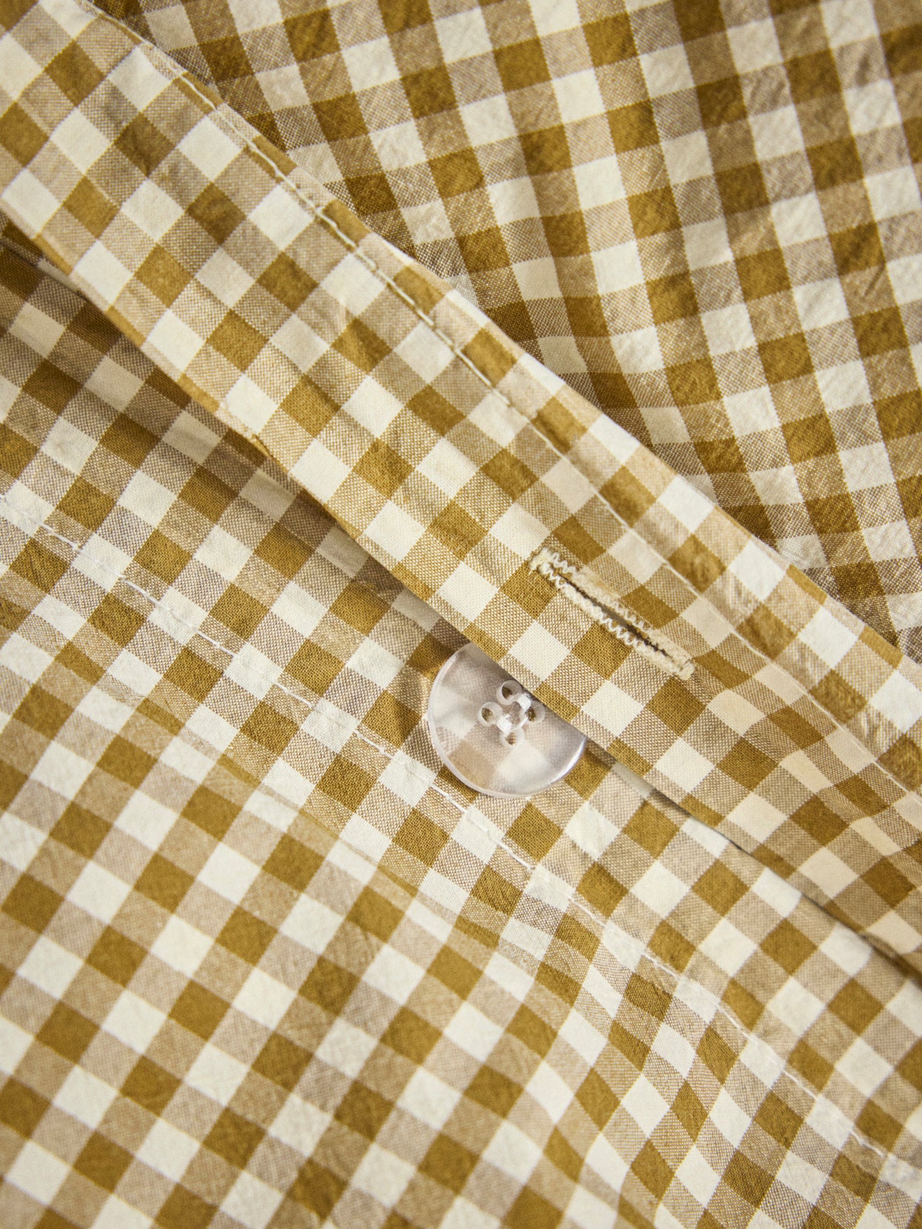 Bettbezug aus Baumwoll-Perkal « Vichy »