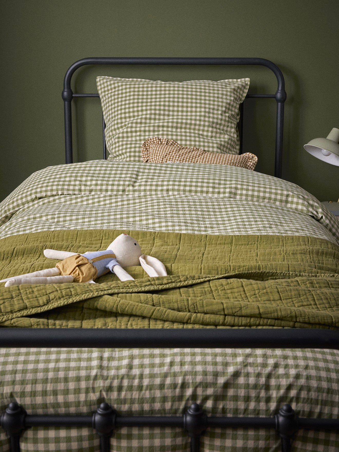 Bettwäsche mit Vichy-Muster "Ambroise"