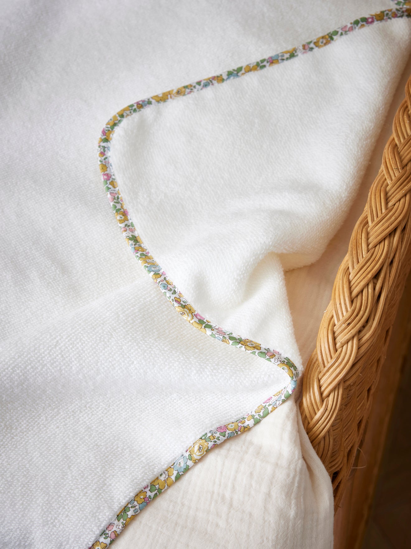 Baby Bade-Cape aus Liberty-Stoff