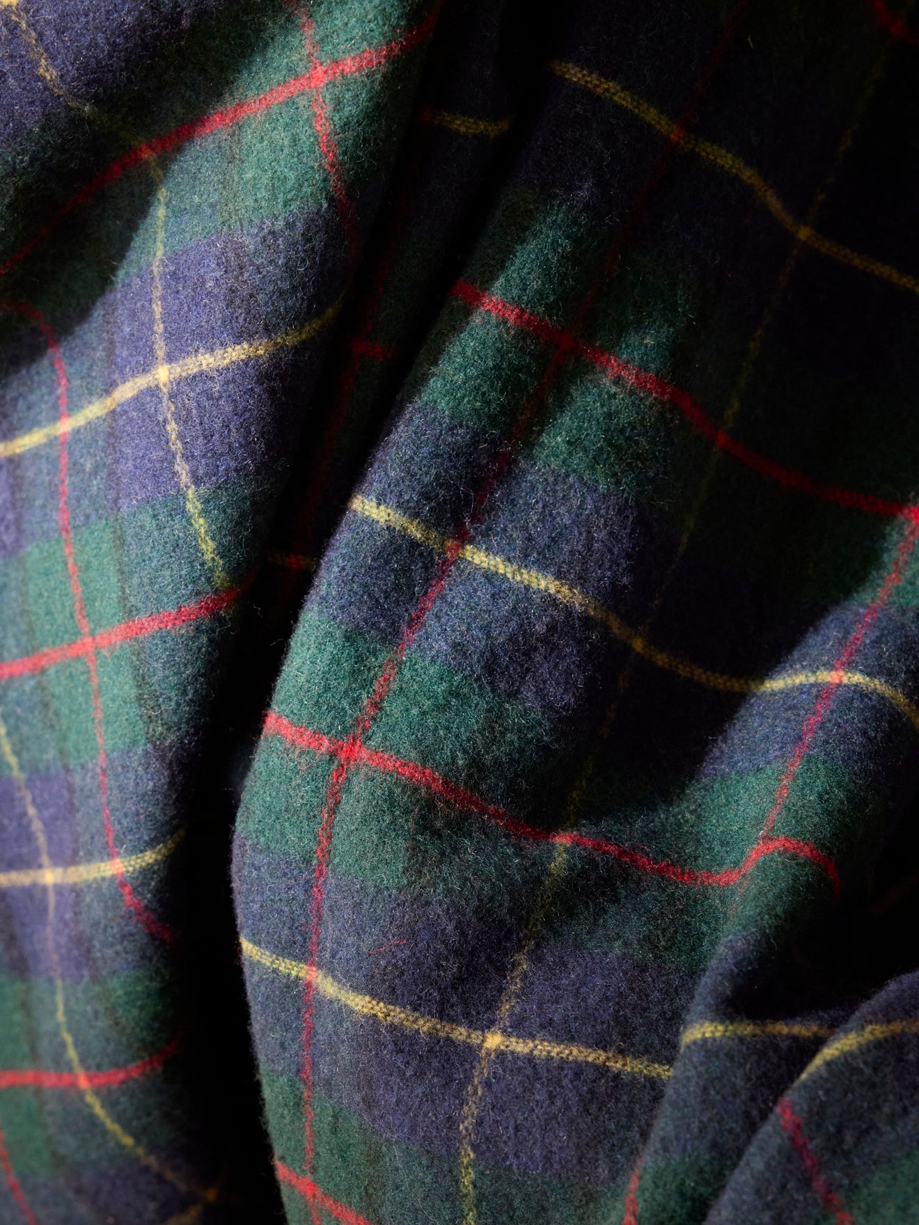 XL-Plaid im schottischen Stil - hauptsächlich aus Wolle