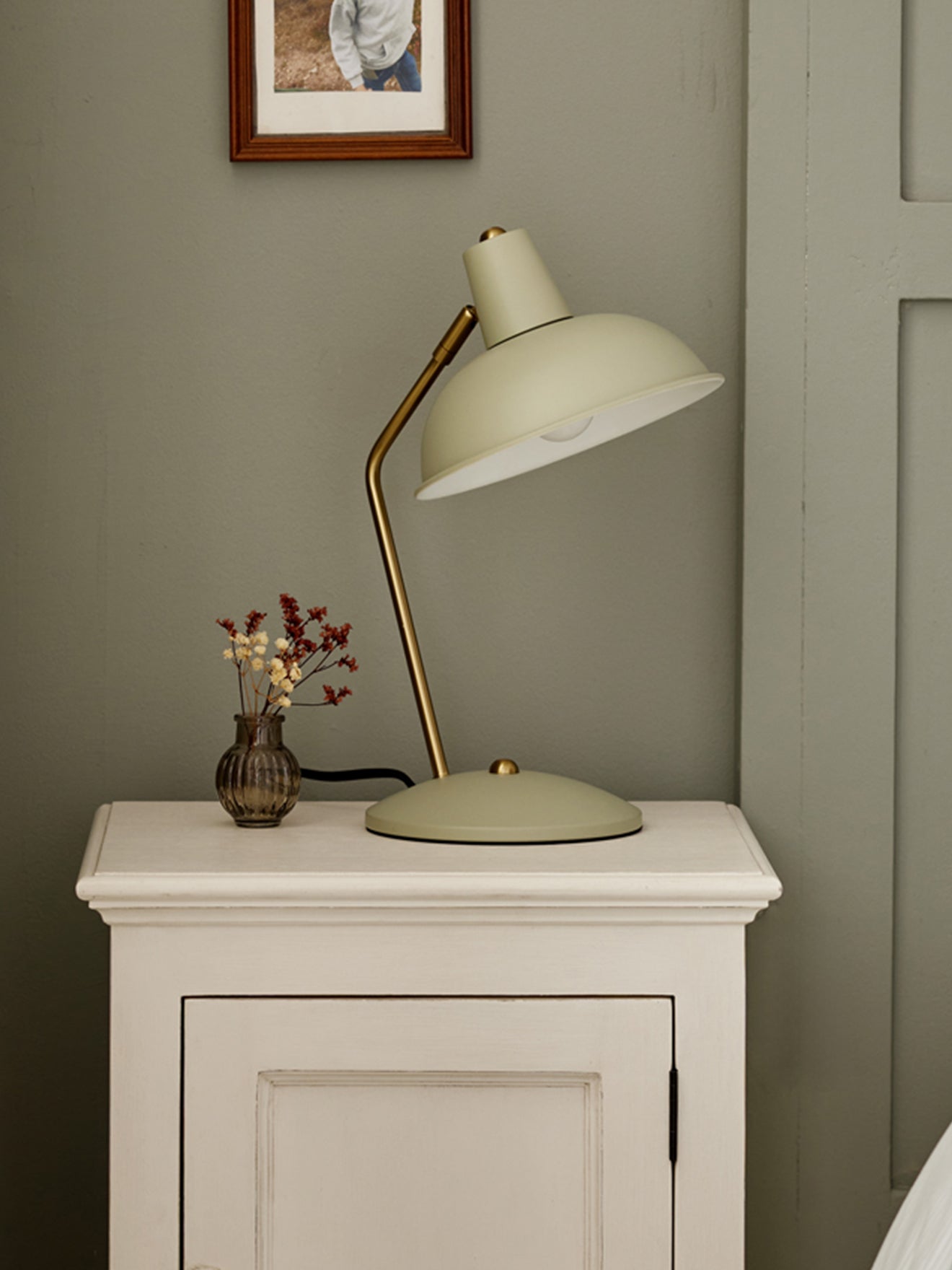 Lampe im Retro-Stil