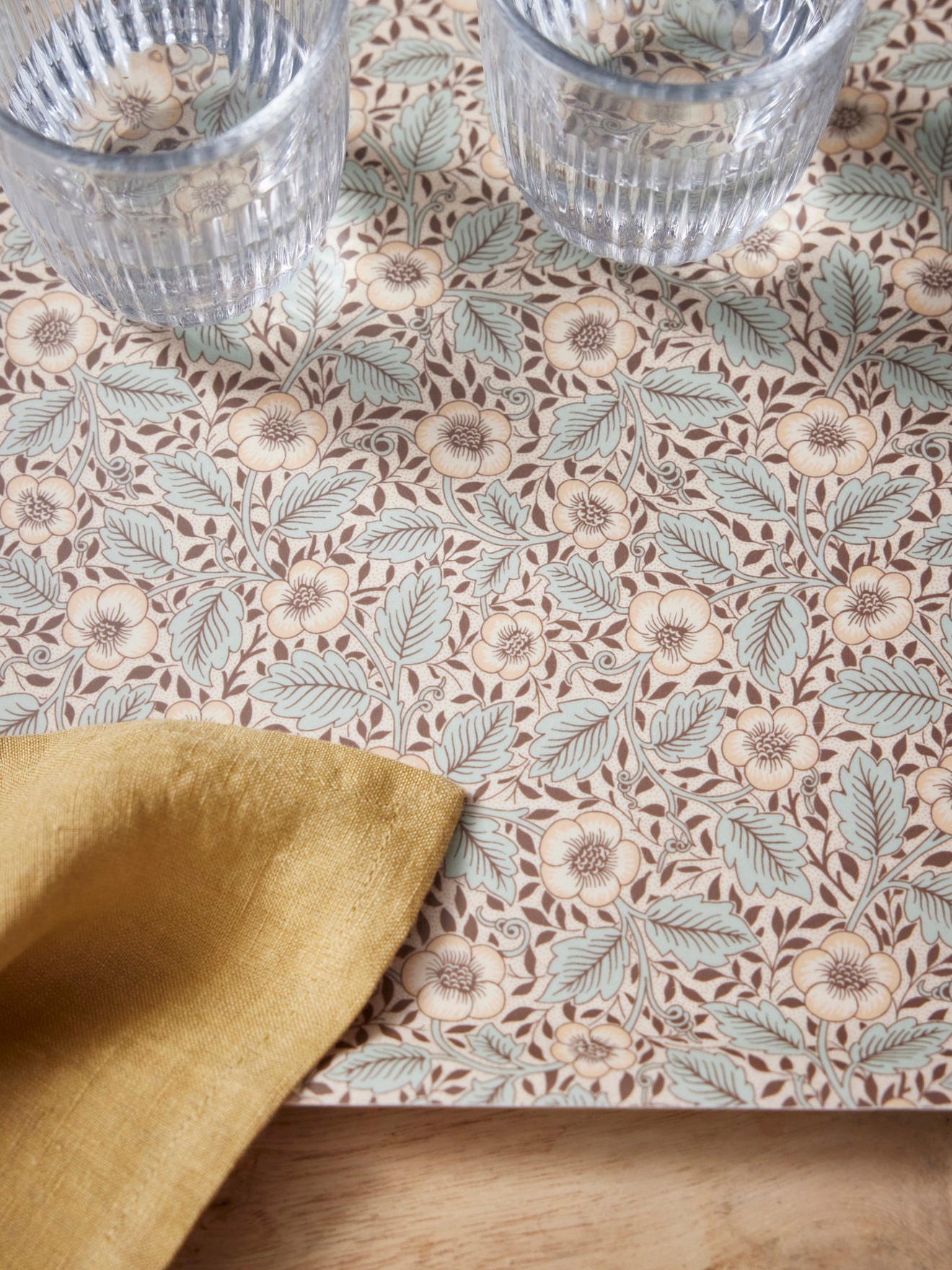 Holztablett Christchurch, Design von William Morris