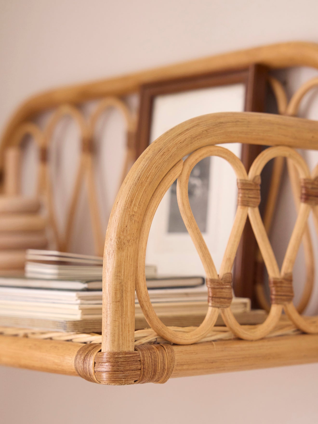 Regal aus Rattan « Lou »