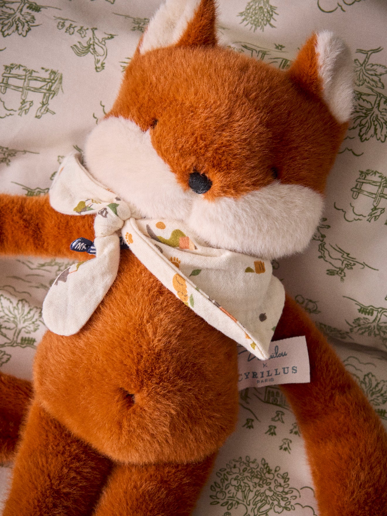 Kuscheltier « Fuchs Lazare » – Kollektion Cyrillus X Maïlou Tradition