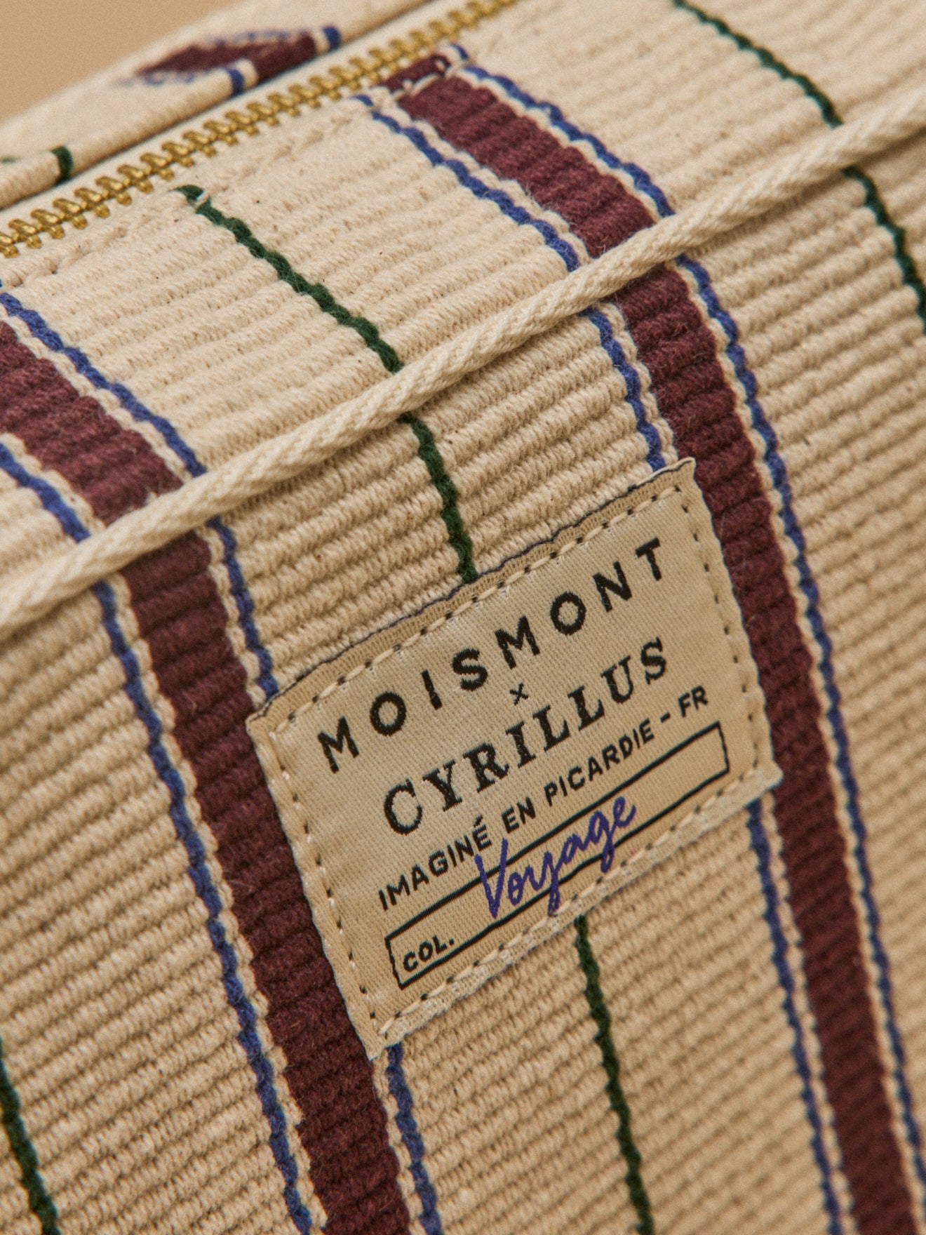 Große Tasche mit Streifen – Collaboration Moismont x Cyrillus