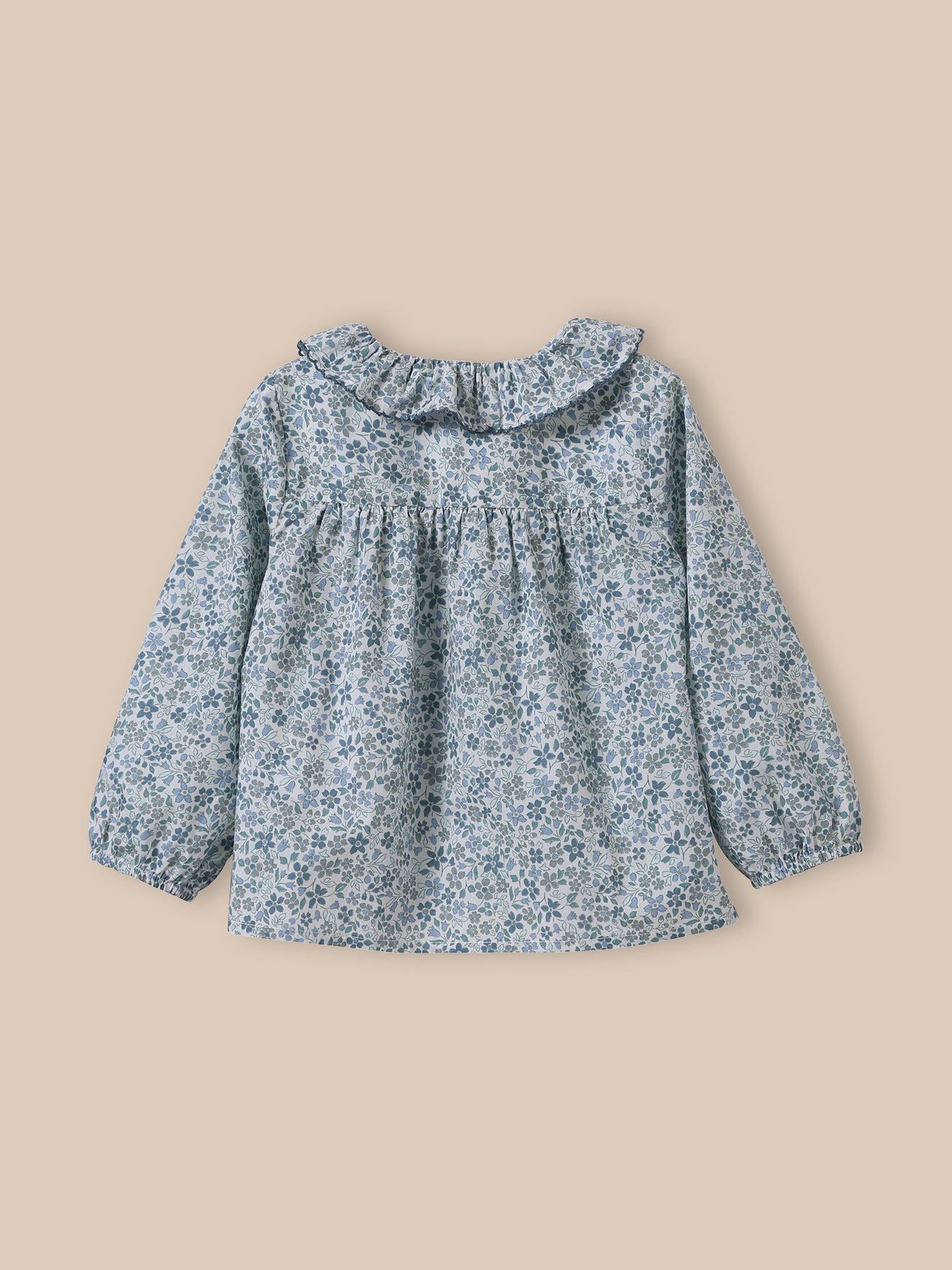 Baby-Bluse mit « Jeanne »-Print