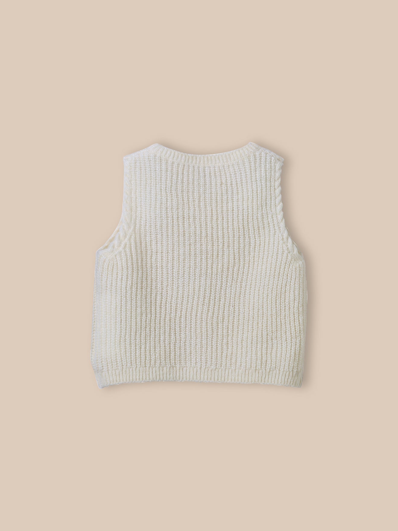 Baby-Weste Wolle und Mohair