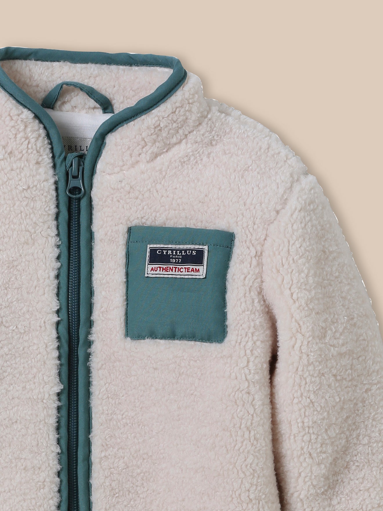 Baby-Cardigan aus Sherpa