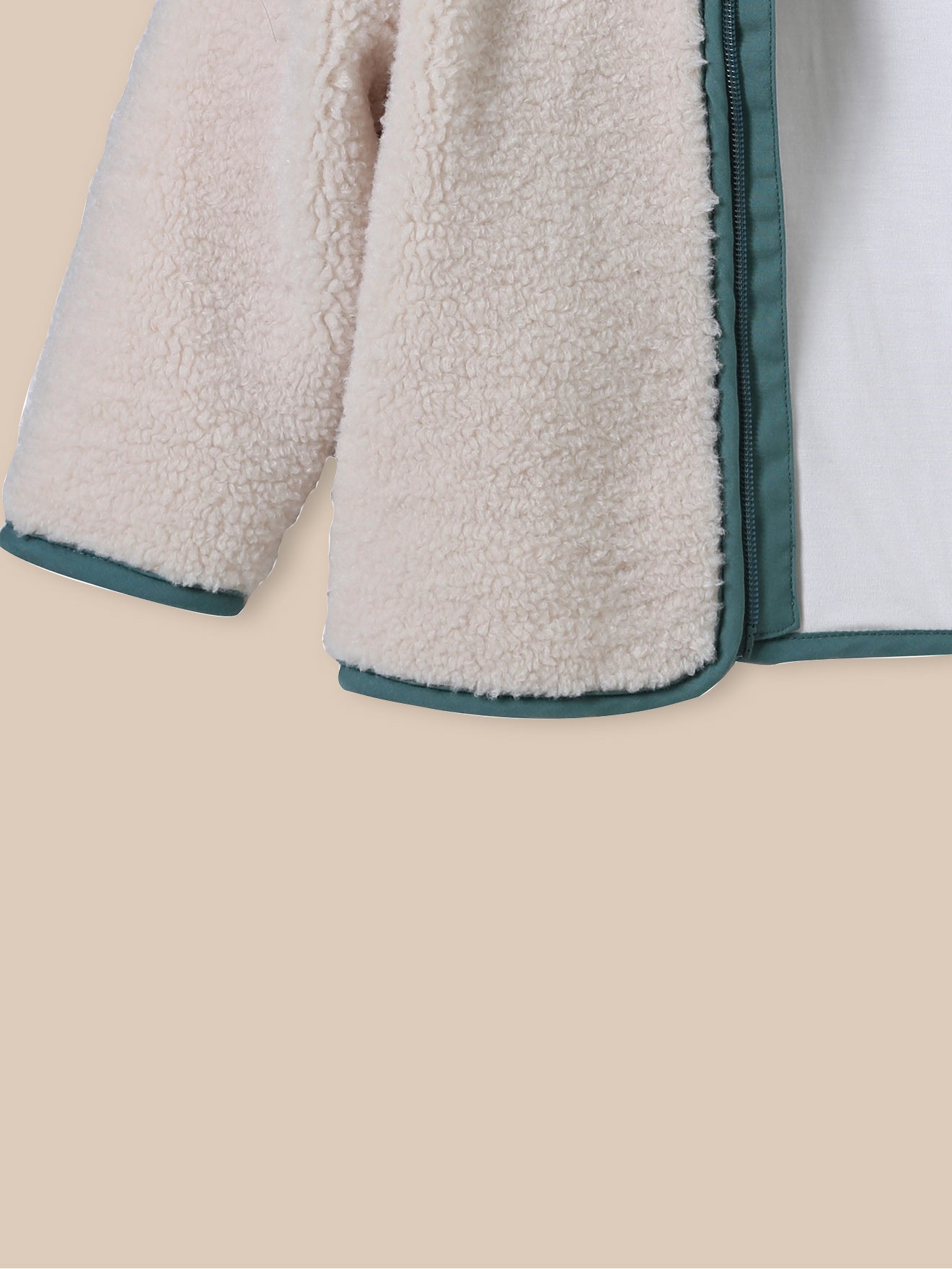 Baby-Cardigan aus Sherpa