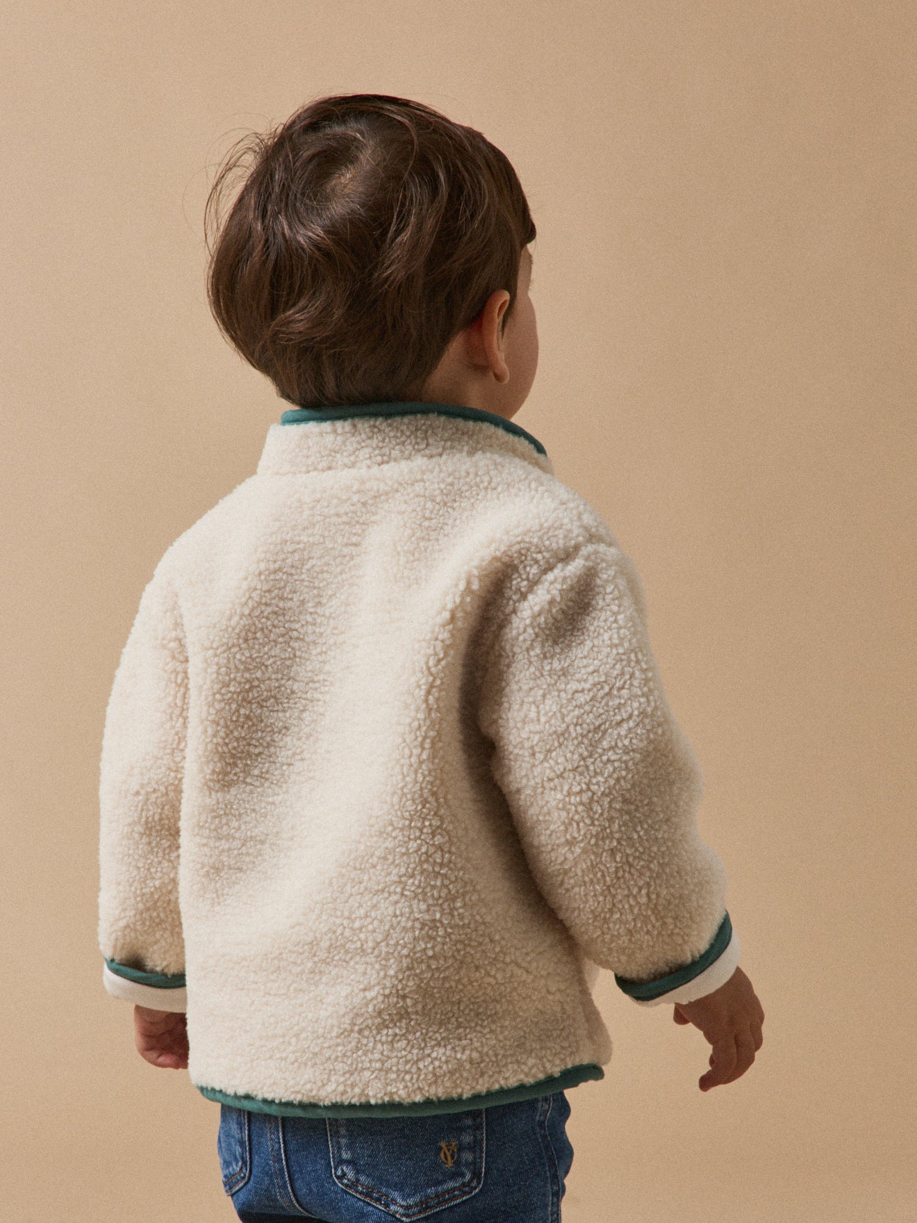 Baby-Cardigan aus Sherpa