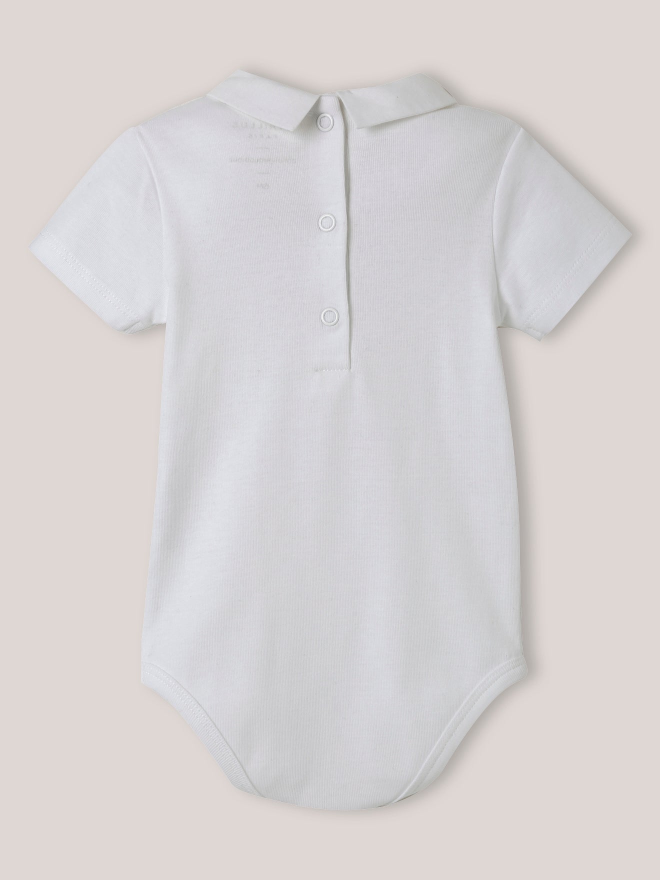 Baby-Body, bestickt – Bio-Baumwolle