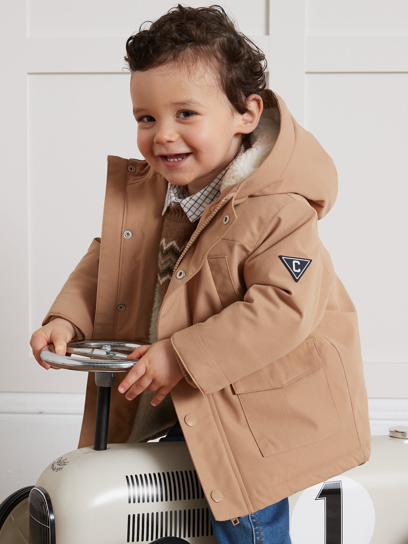 Baby Parka mit Sherpa Futter