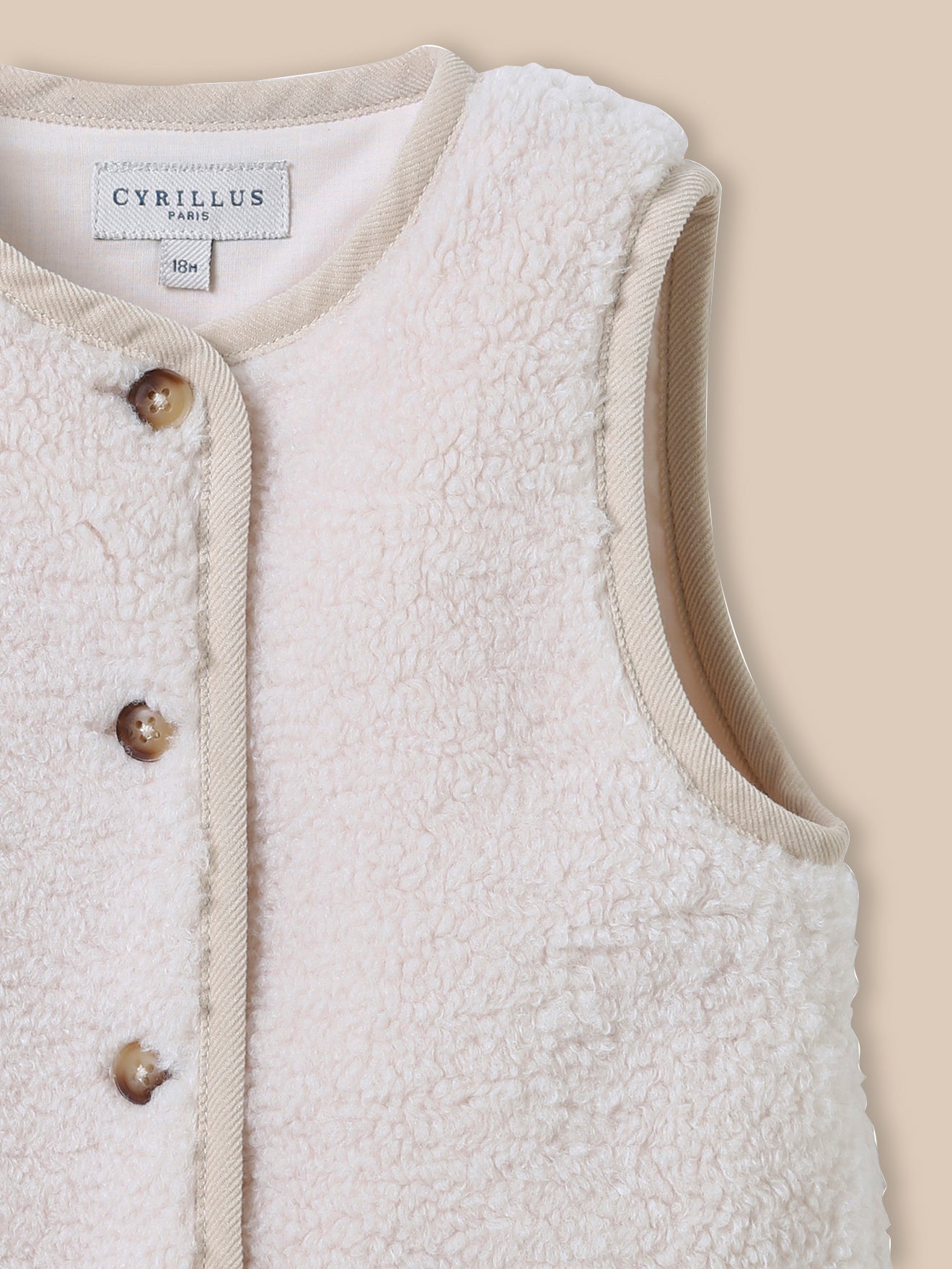 Baby Weste aus Sherpa