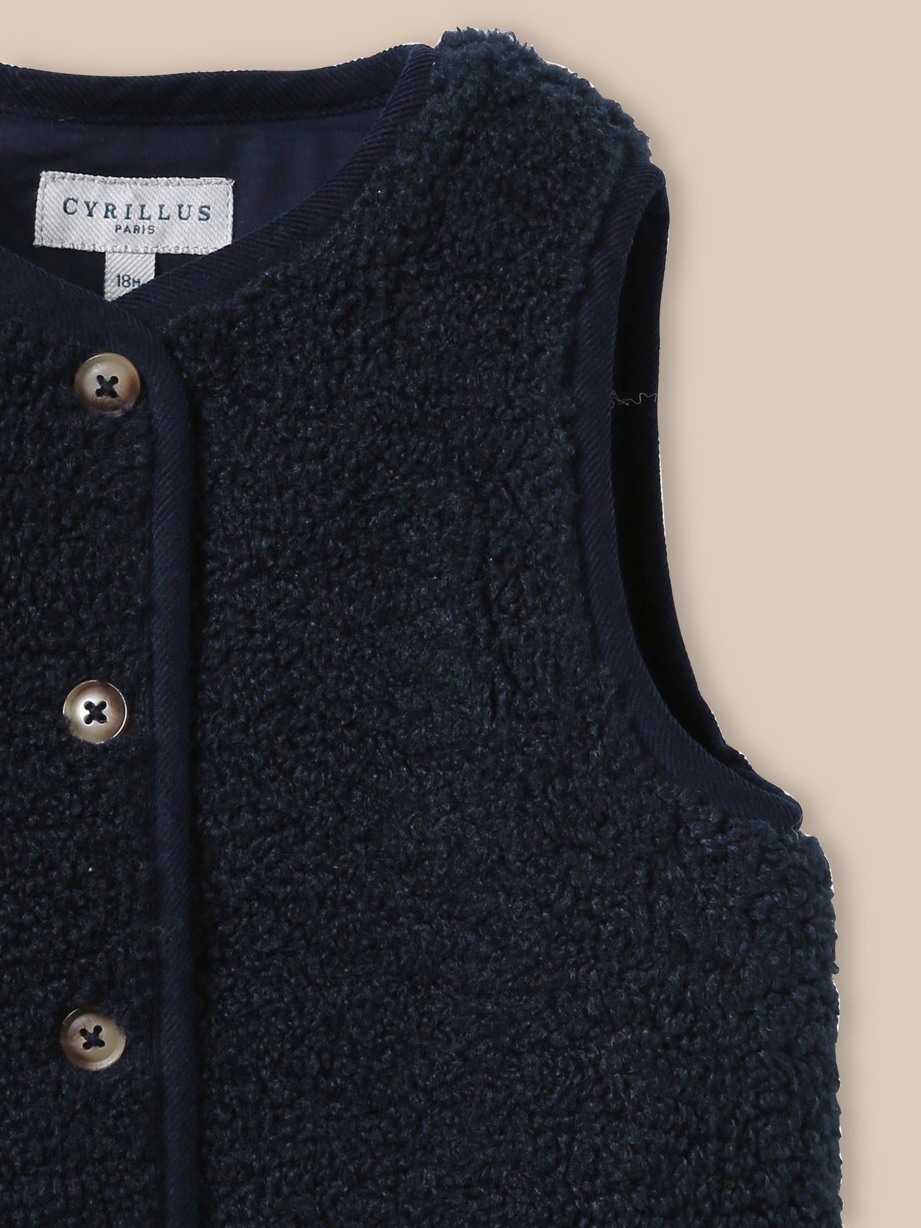 Baby Weste aus Sherpa