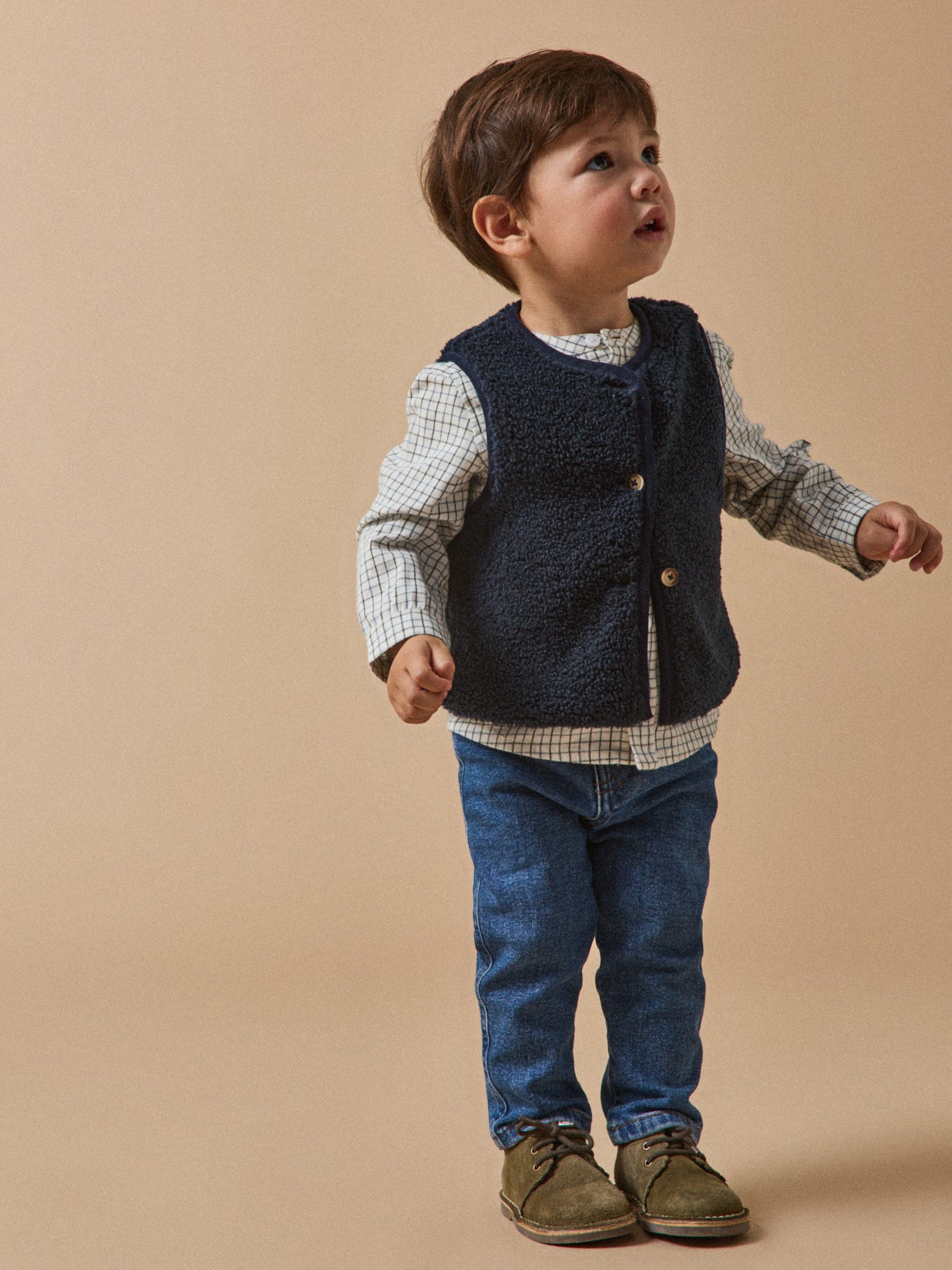 Baby Weste aus Sherpa