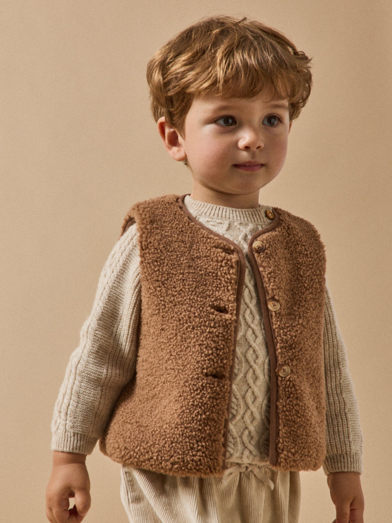 Baby-Weste aus Sherpa