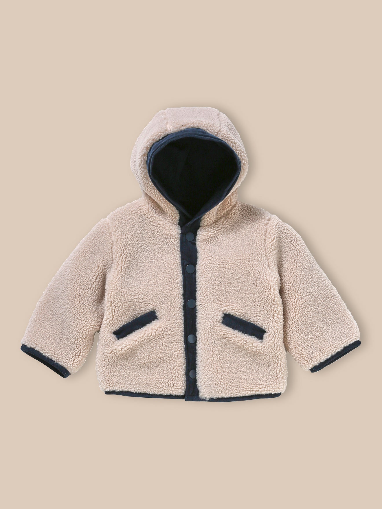 Baby Burnous-Wendejacke