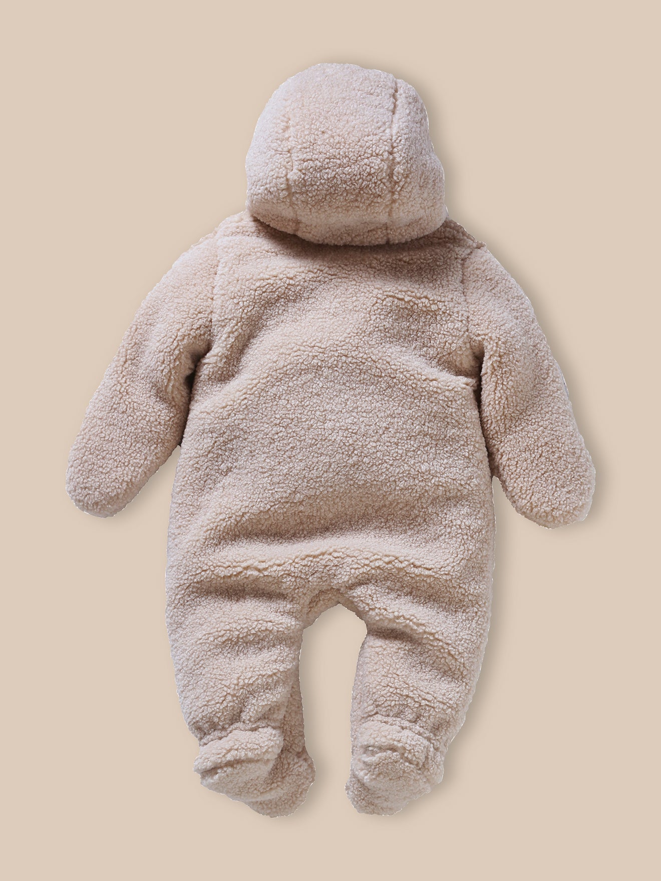 Baby-Overall aus Sherpa mit Teddyeffekt