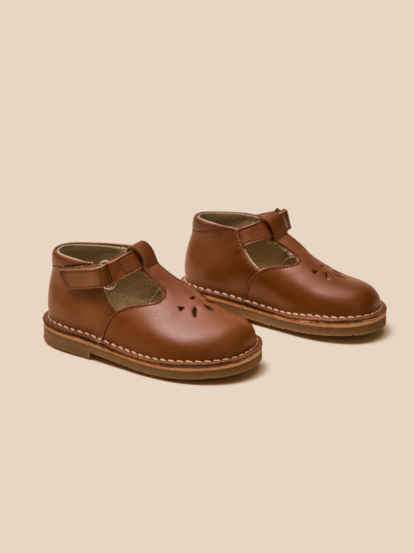 Baby-Spangenschuhe aus Leder