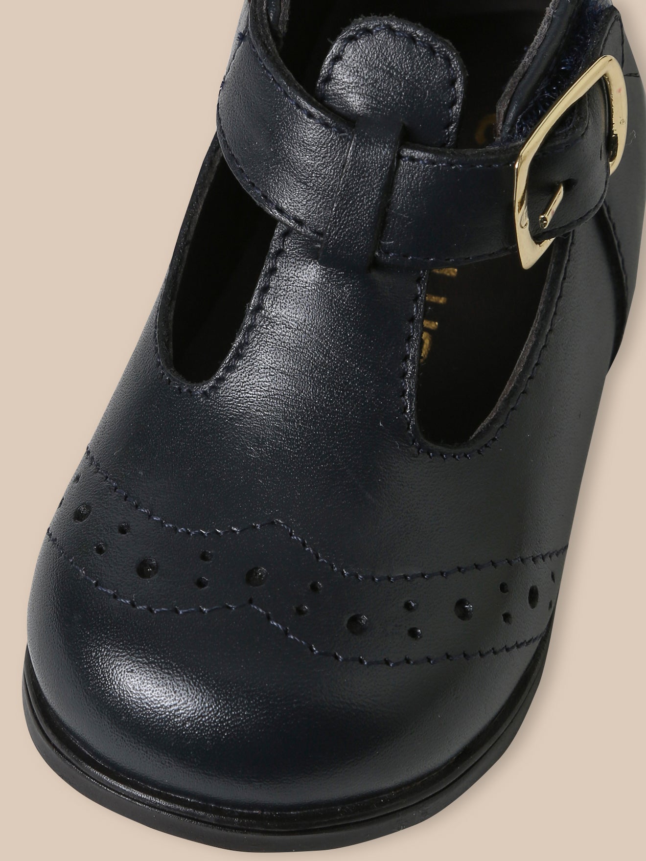 Babyschuhe, Mary Janes, Leder