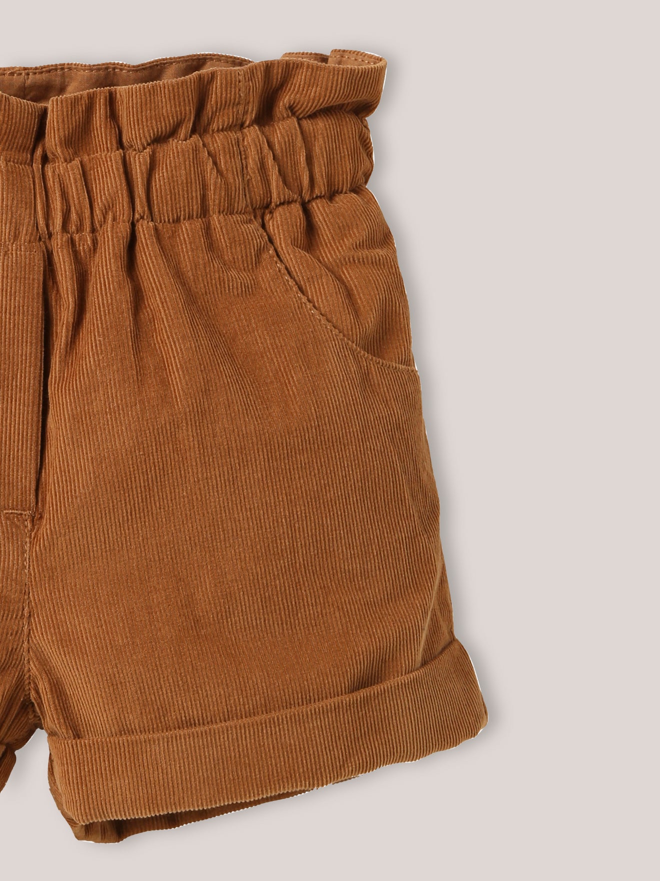 Baby-Shorts aus Velours