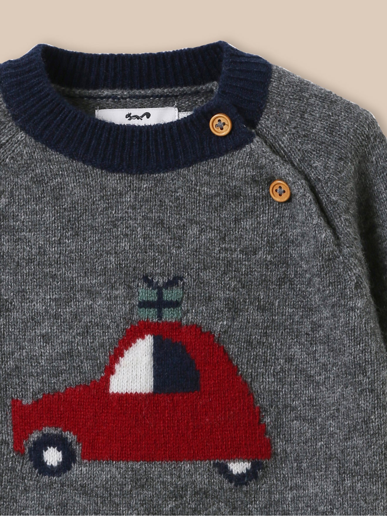 Baby-Pullover aus Wolle