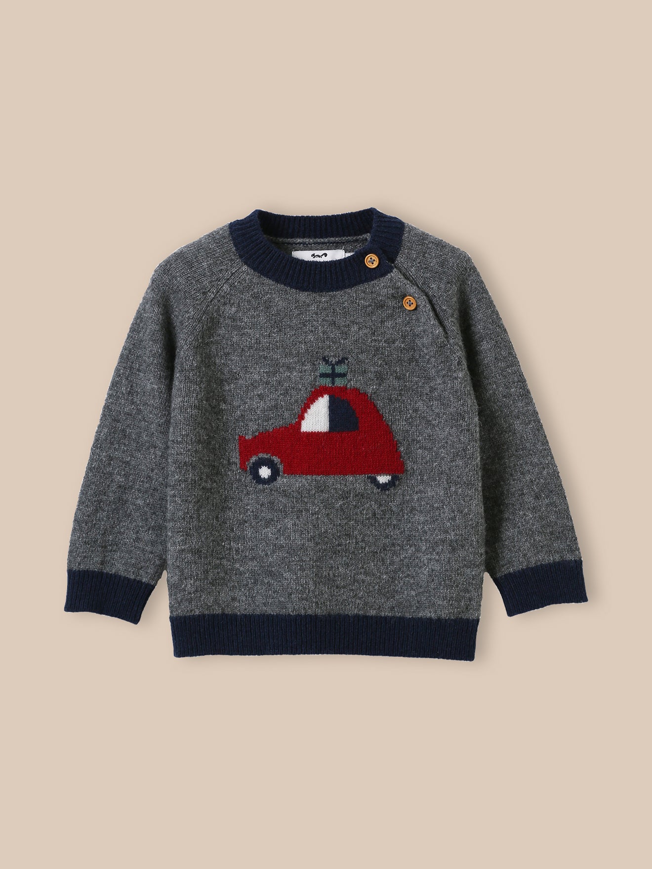 Baby-Pullover aus Wolle
