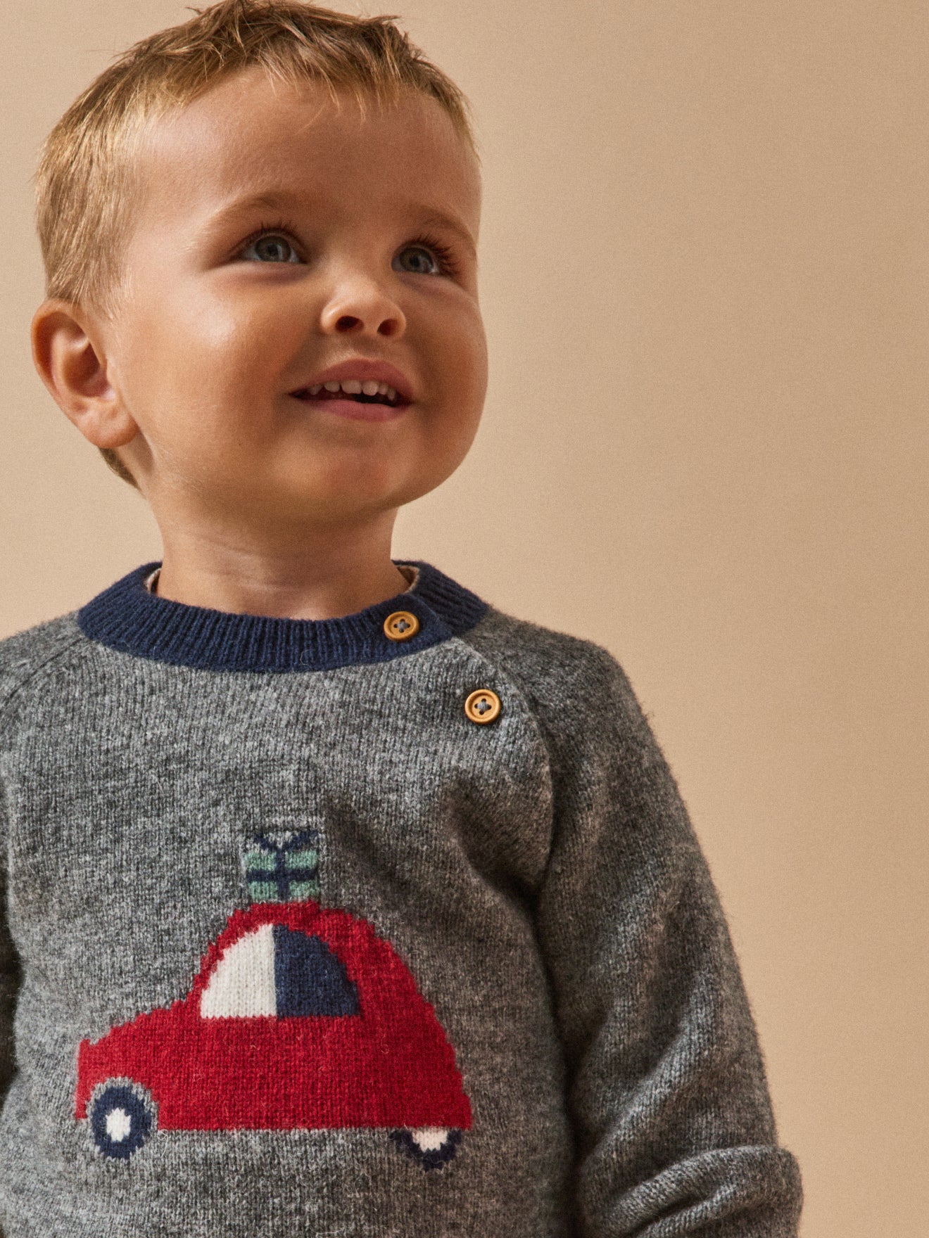Baby-Pullover aus Wolle