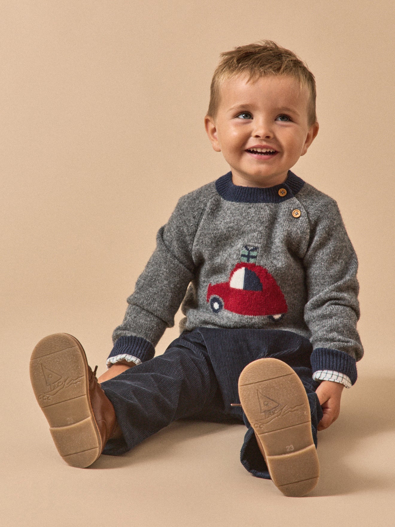 Baby-Pullover aus Wolle
